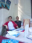 ExMachina @ 2006 West Hollywood Book Fair
David Booher (Media Relations/Marketing Director) and Mark D'Anna (Associate Editor)