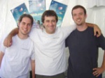 ExMachina @ 2006 West Hollywood Book Fair
David Booher (Media Relations/Marketing Director), Peter A. Balaskas (Head Editor) and Mark D'Anna (Associate Editor)